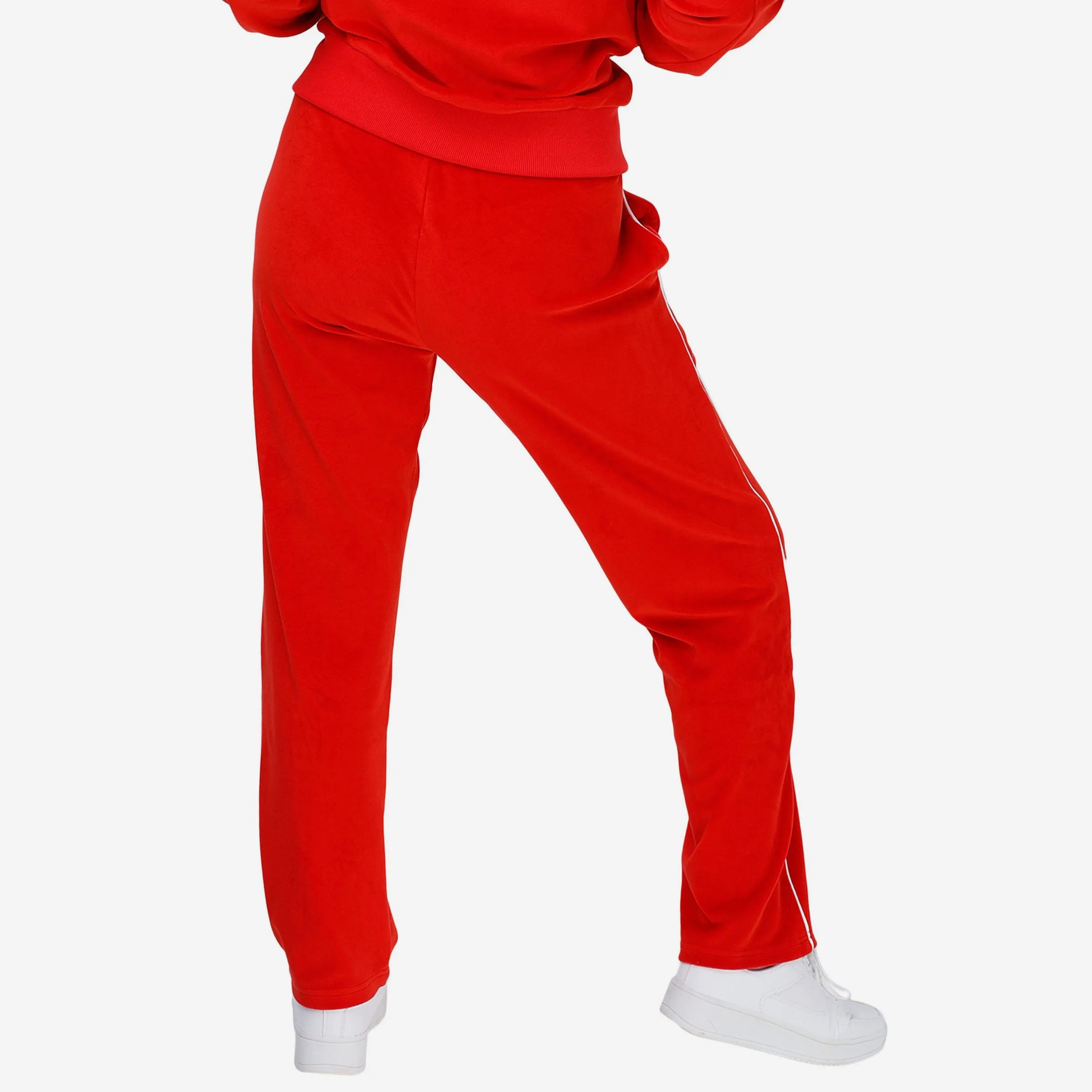 Buffalo Bills Womens Red Velour Pants
