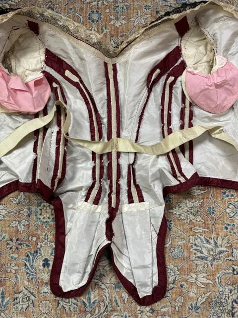 Burgundy Evening and Afternoon Dress, ca. 1880