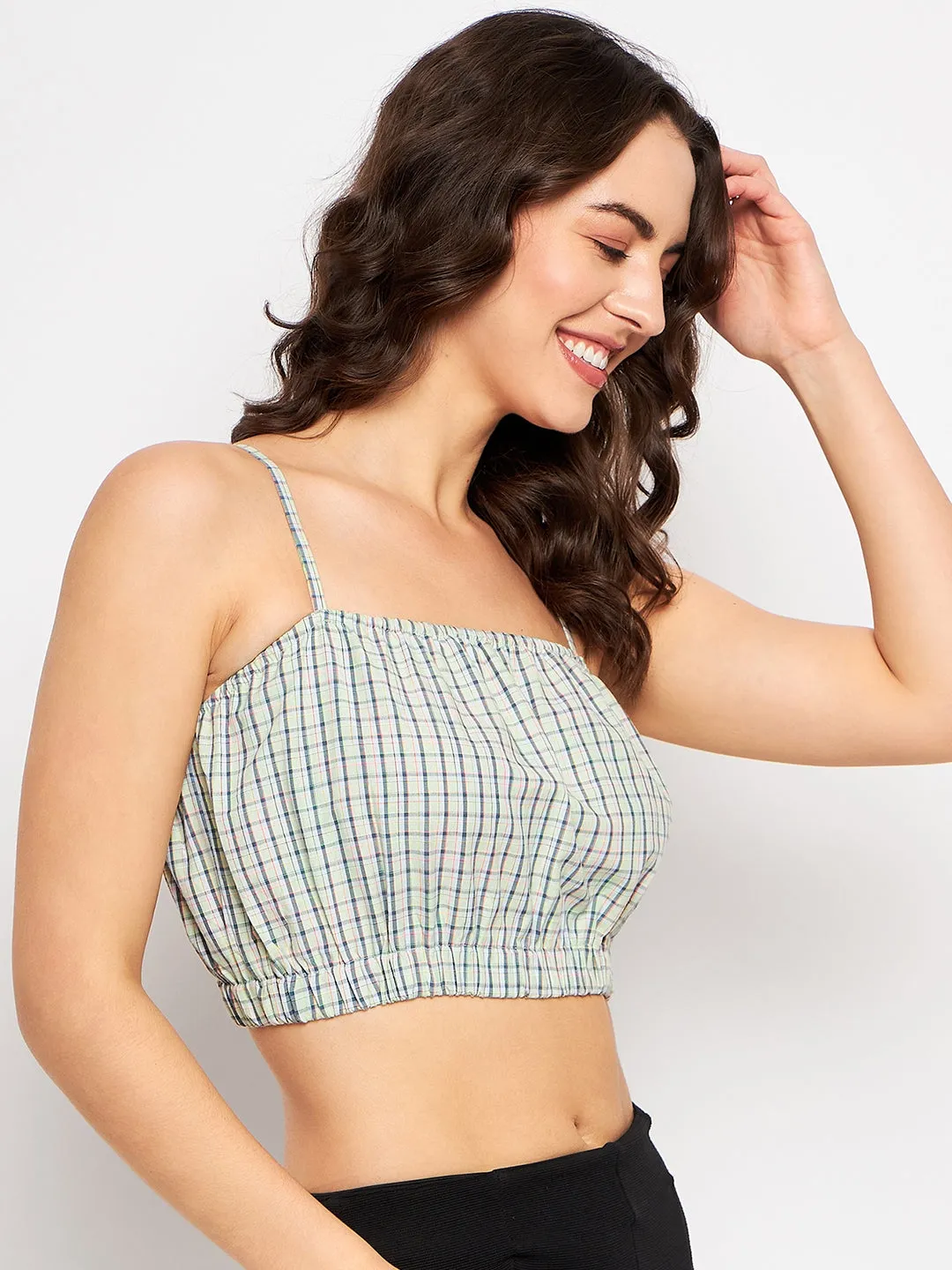 Camla Barcelona Green Top