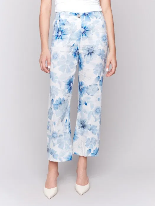 Celestial Printed Cropped Pant