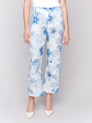 Celestial Printed Cropped Pant