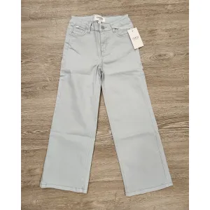 Ceros Tween Blue Grey Crop Wide Leg Jeans