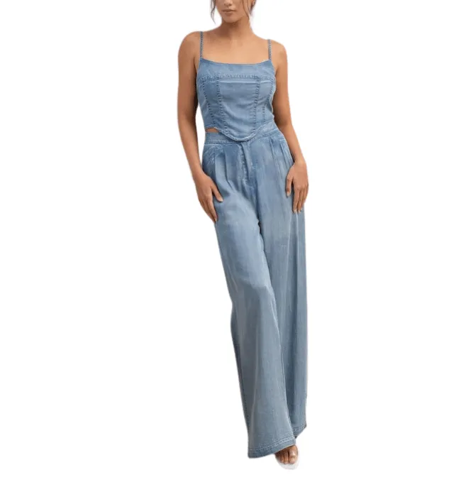 Chambray Pants