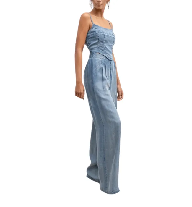 Chambray Pants
