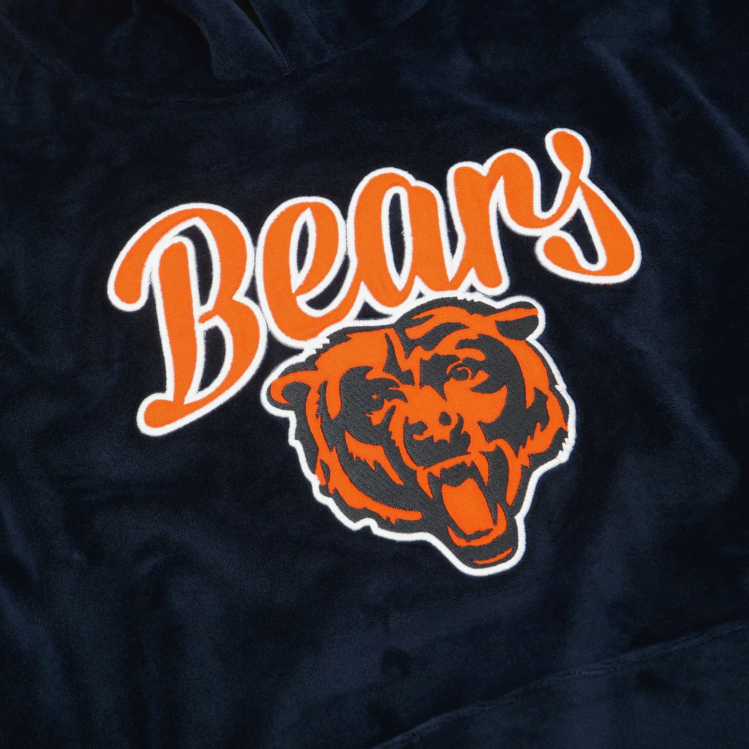 Chicago Bears Womens Velour Hooded Sweatshirt