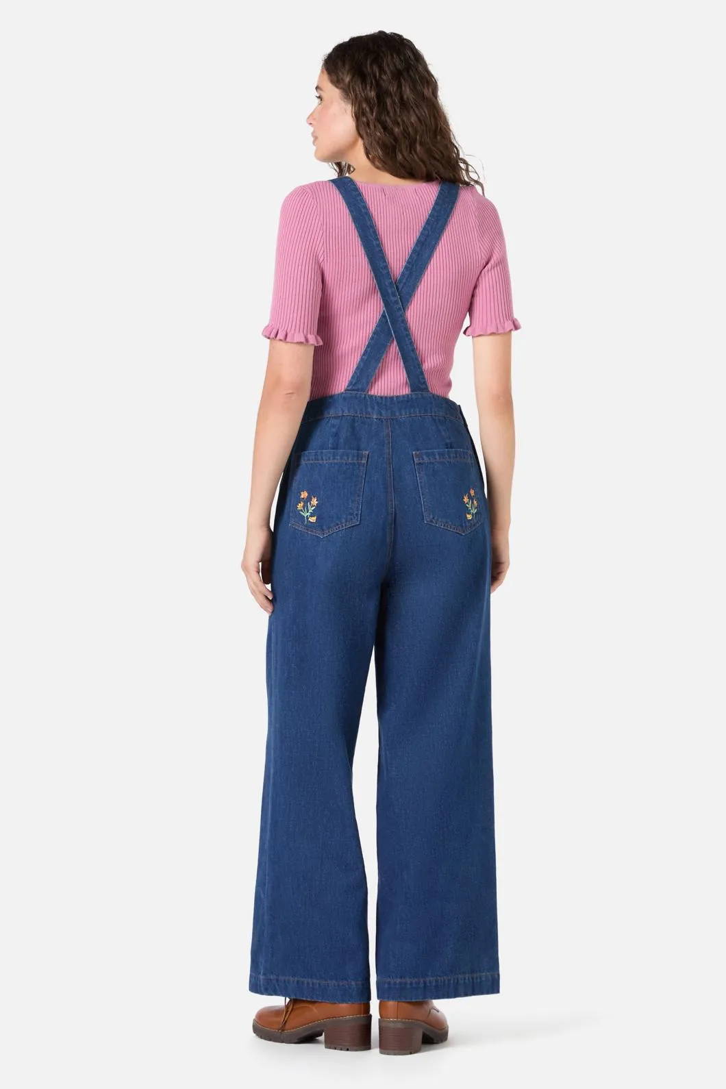 Chickens Embroidered Overall