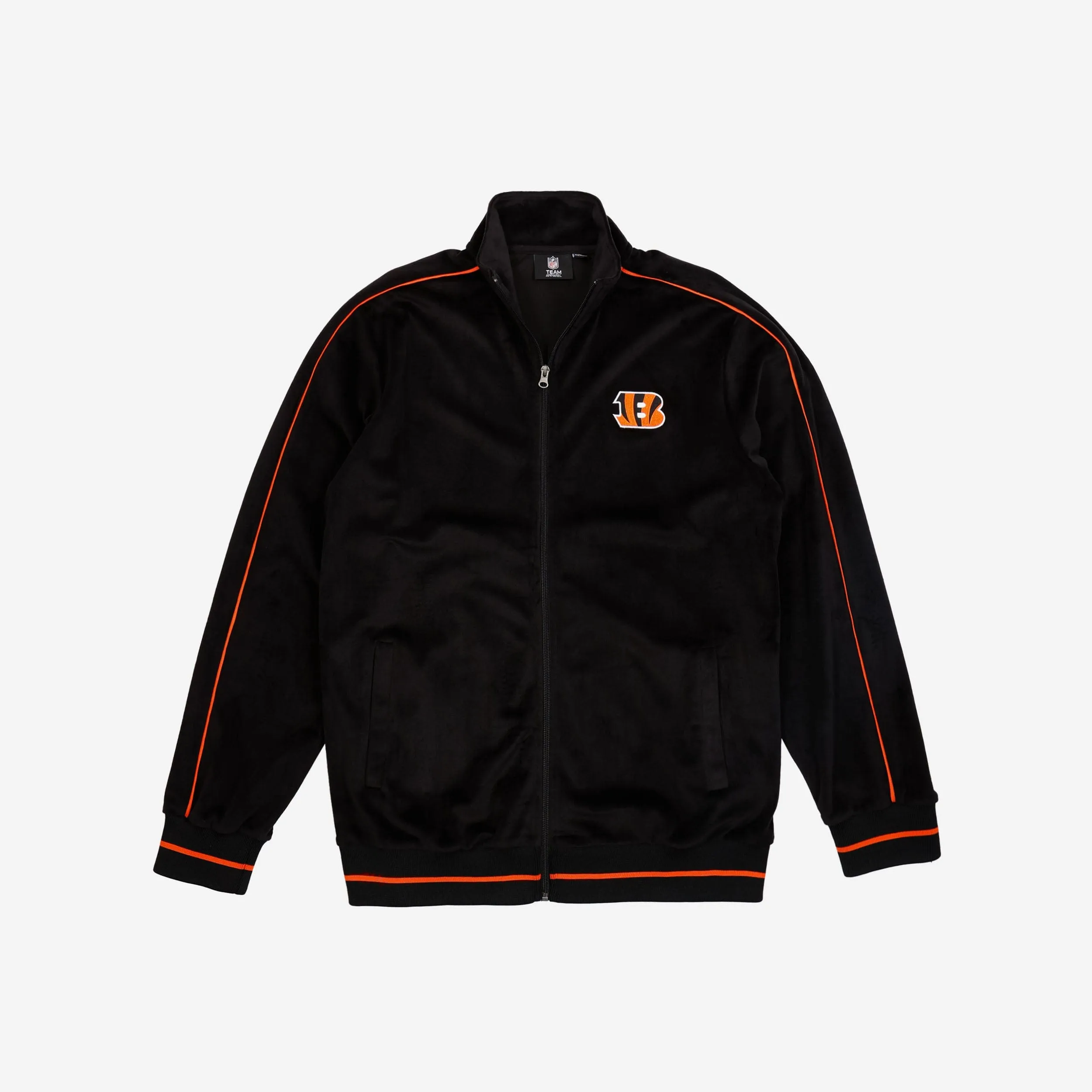 Cincinnati Bengals Velour Zip Up Top