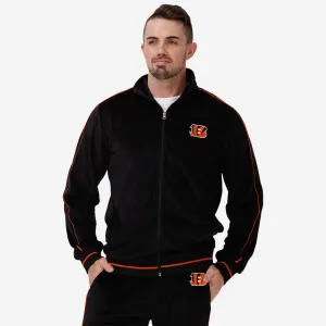 Cincinnati Bengals Velour Zip Up Top