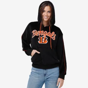 Cincinnati Bengals Womens Velour Hooded Sweatshirt