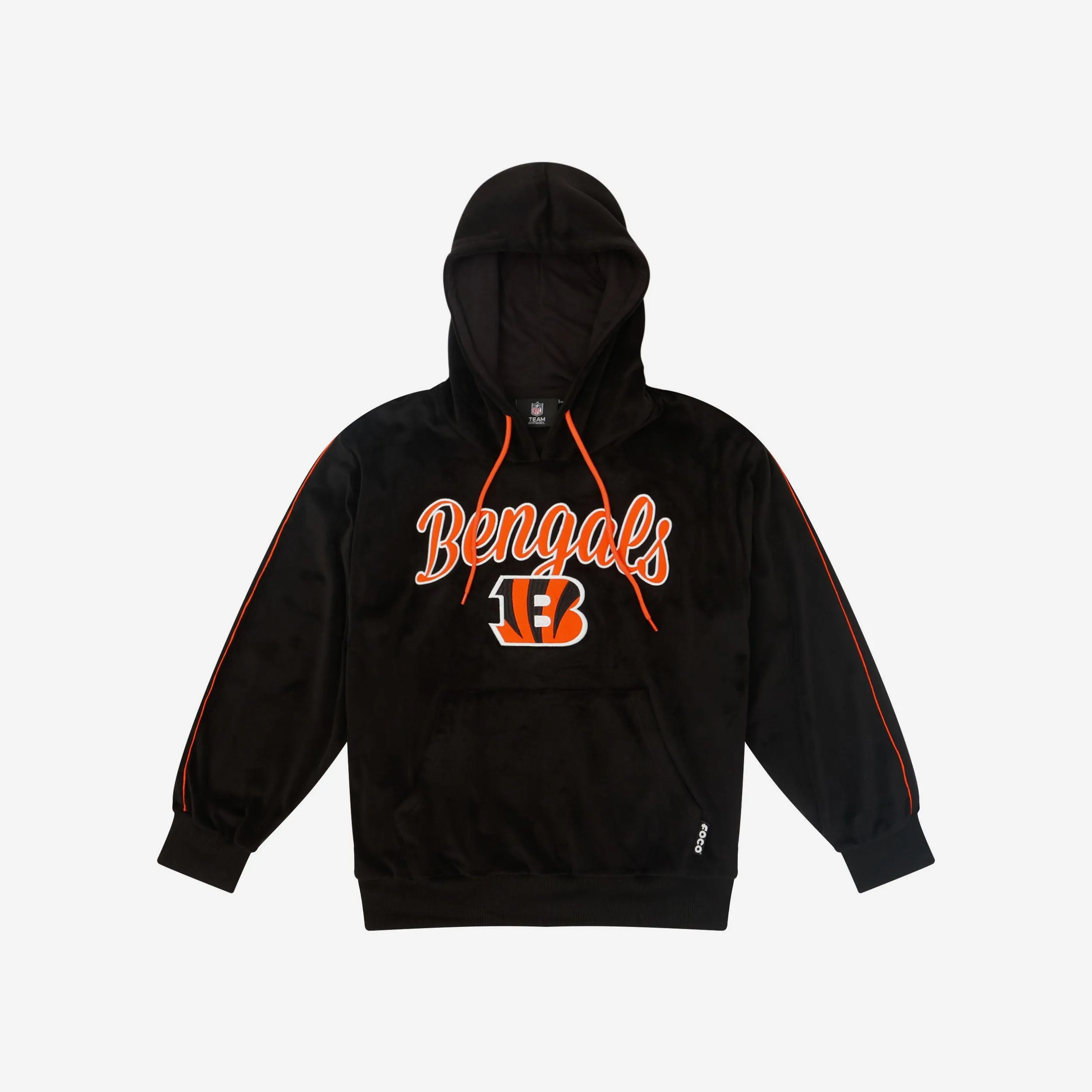 Cincinnati Bengals Womens Velour Hooded Sweatshirt