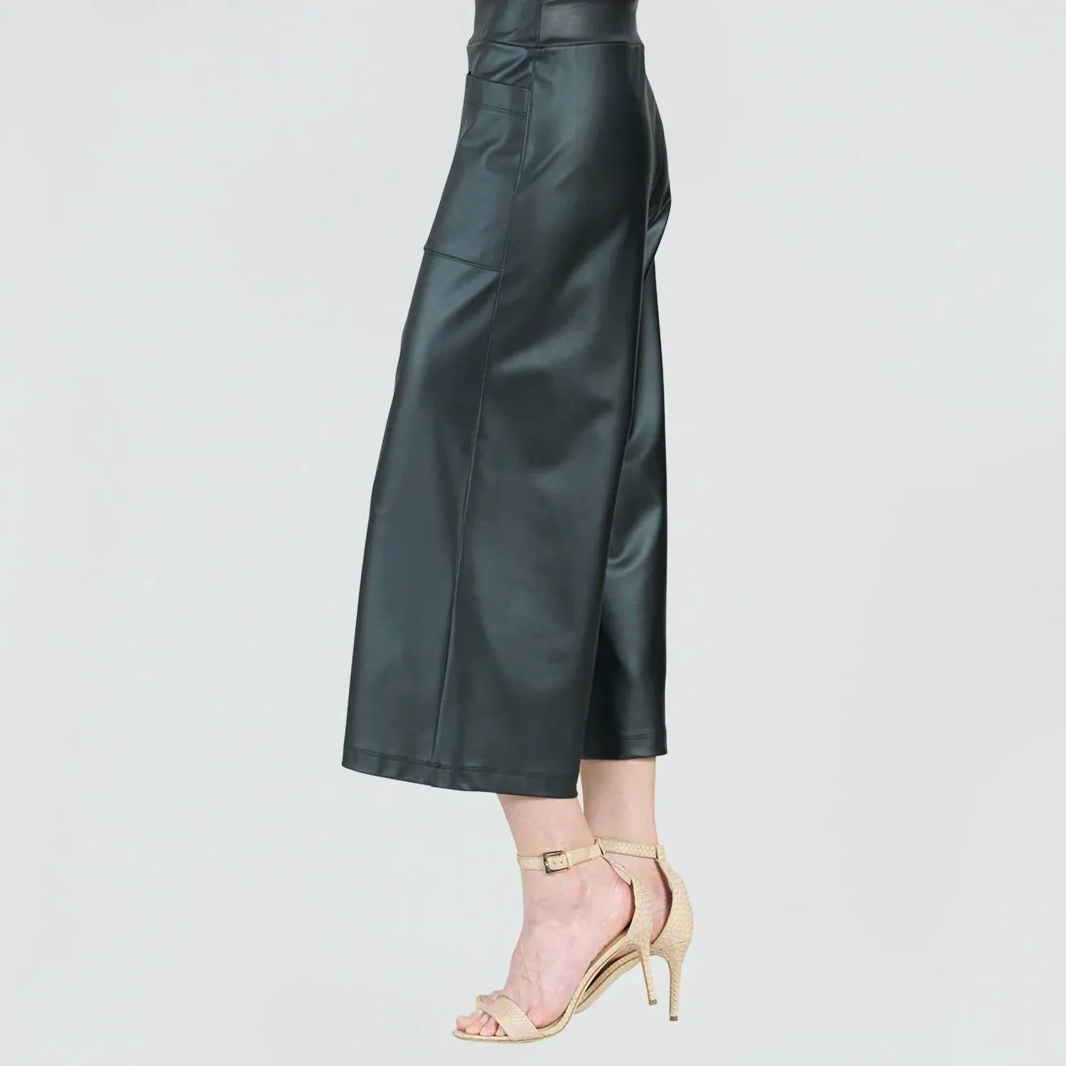 Clara Sun Woo - Liquid Leather Gaucho Pant