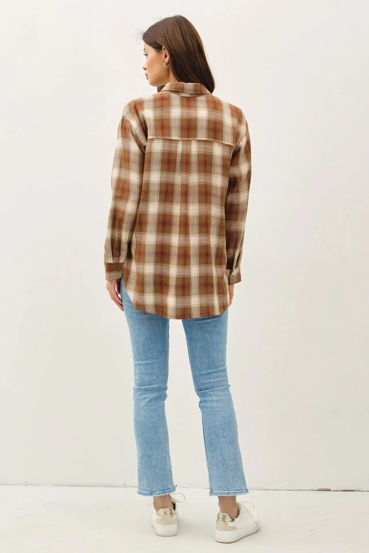 CLASSIC OVERSIZED FLANNEL TOP