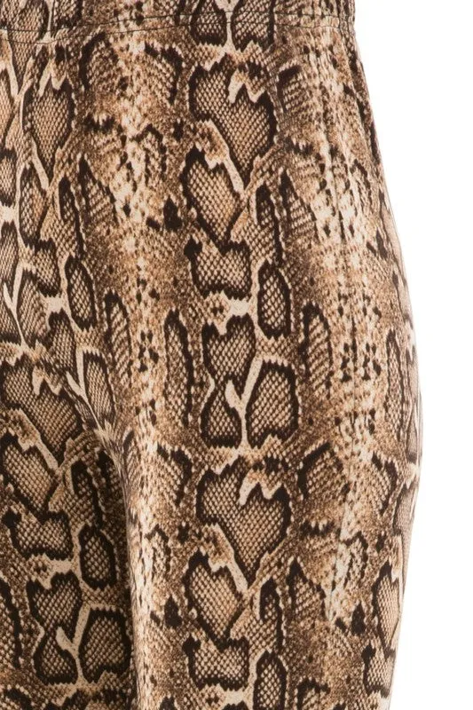 COBRA SNAKE PRINTED PANTS