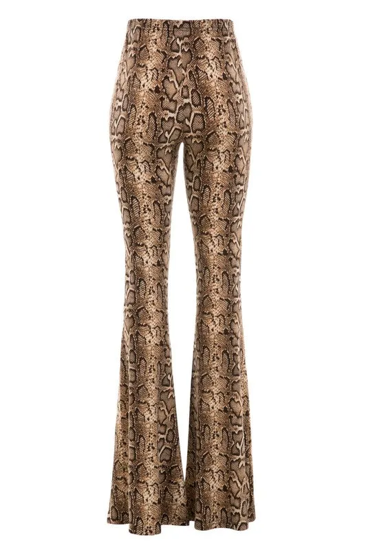 COBRA SNAKE PRINTED PANTS