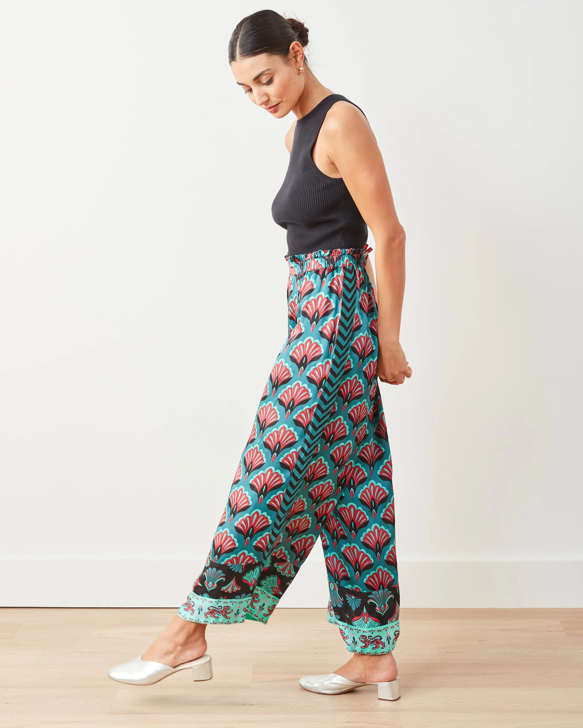 Cocktail Hour - Daylight Duster & Pants Set - Gatsby Green