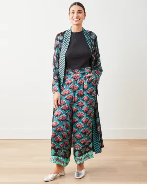 Cocktail Hour - Daylight Duster & Pants Set - Gatsby Green