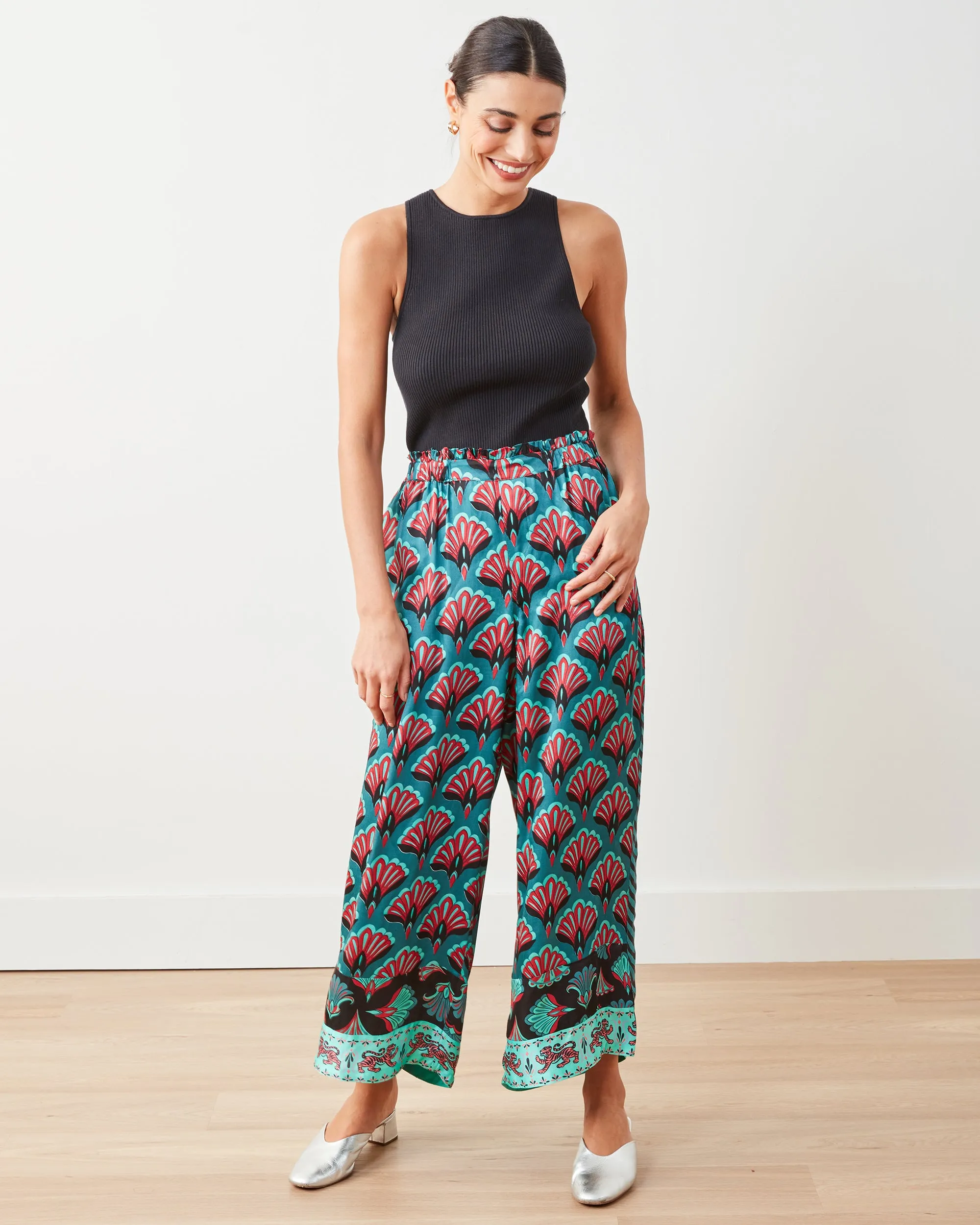 Cocktail Hour - Daylight Duster & Pants Set - Gatsby Green