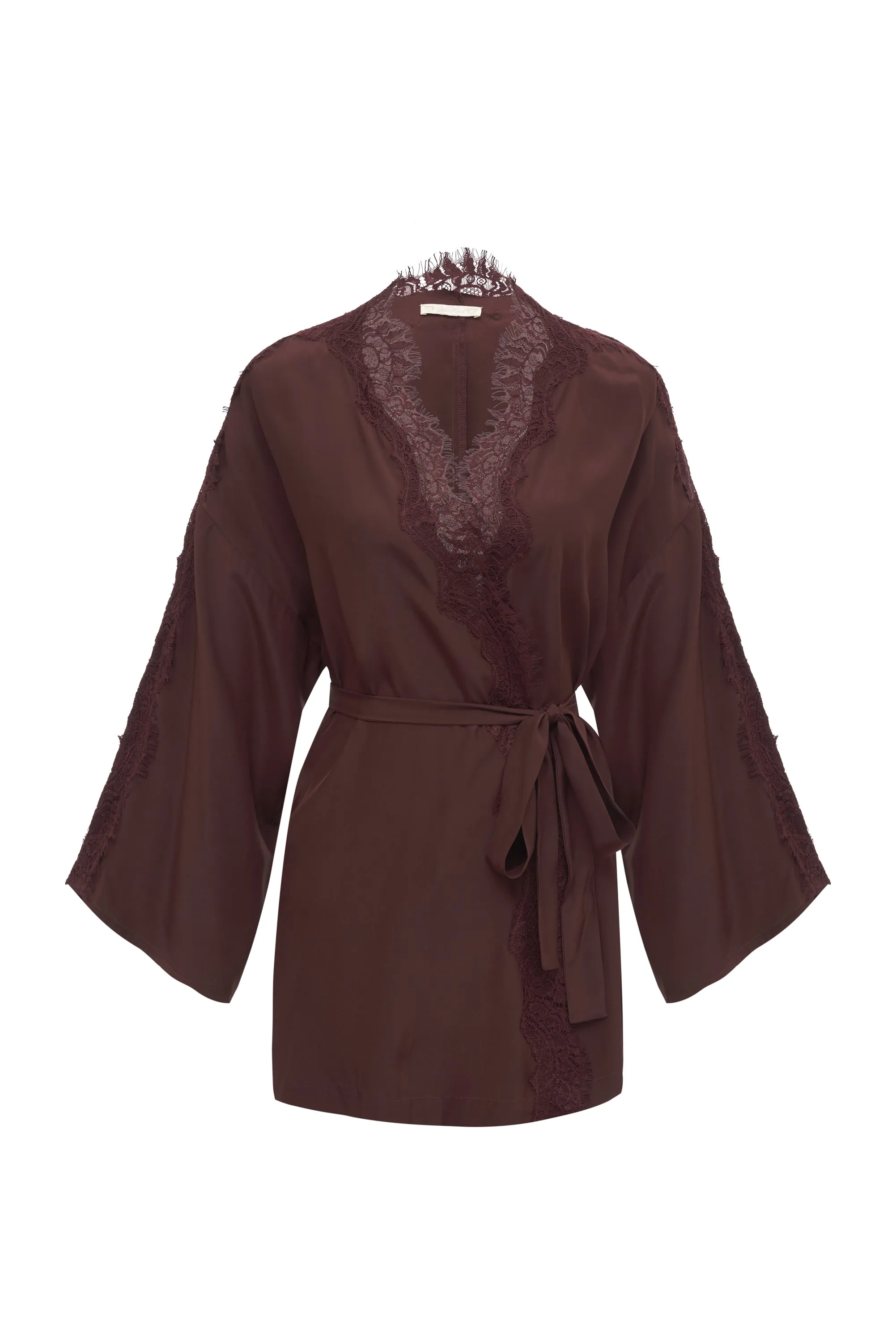 Coco Silk Shrug Plum