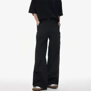 Comfort Fit Wide-Leg Casual Pants