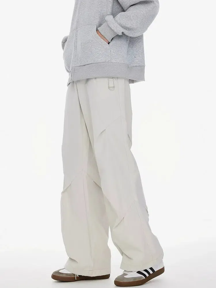 Comfort Fit Wide-Leg Casual Pants