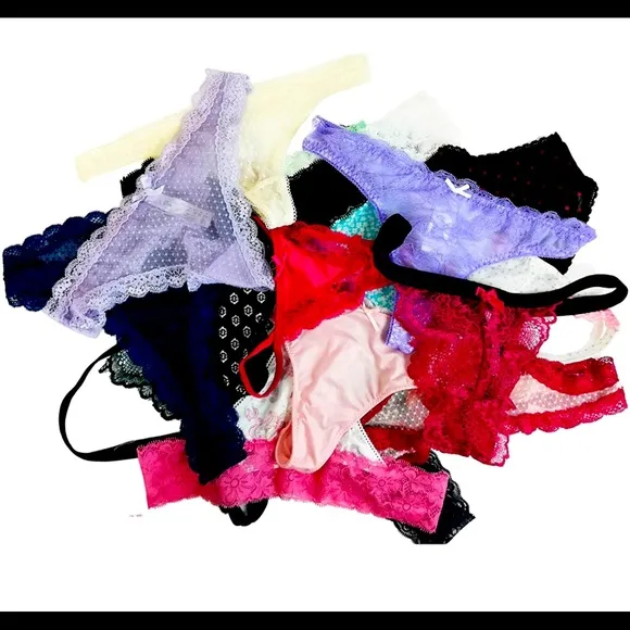 COPY - NWT 10 piece- Variety of Underwear Pack T-Back Thong G-String Panties