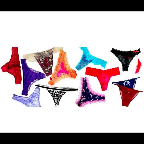 COPY - NWT 10 piece- Variety of Underwear Pack T-Back Thong G-String Panties
