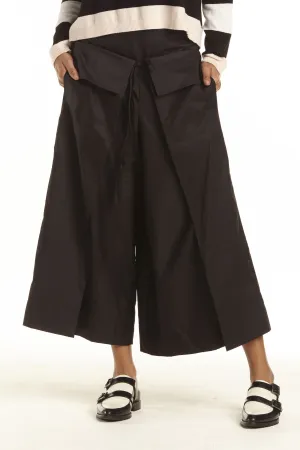 Cotton Apron Gaucho Pants