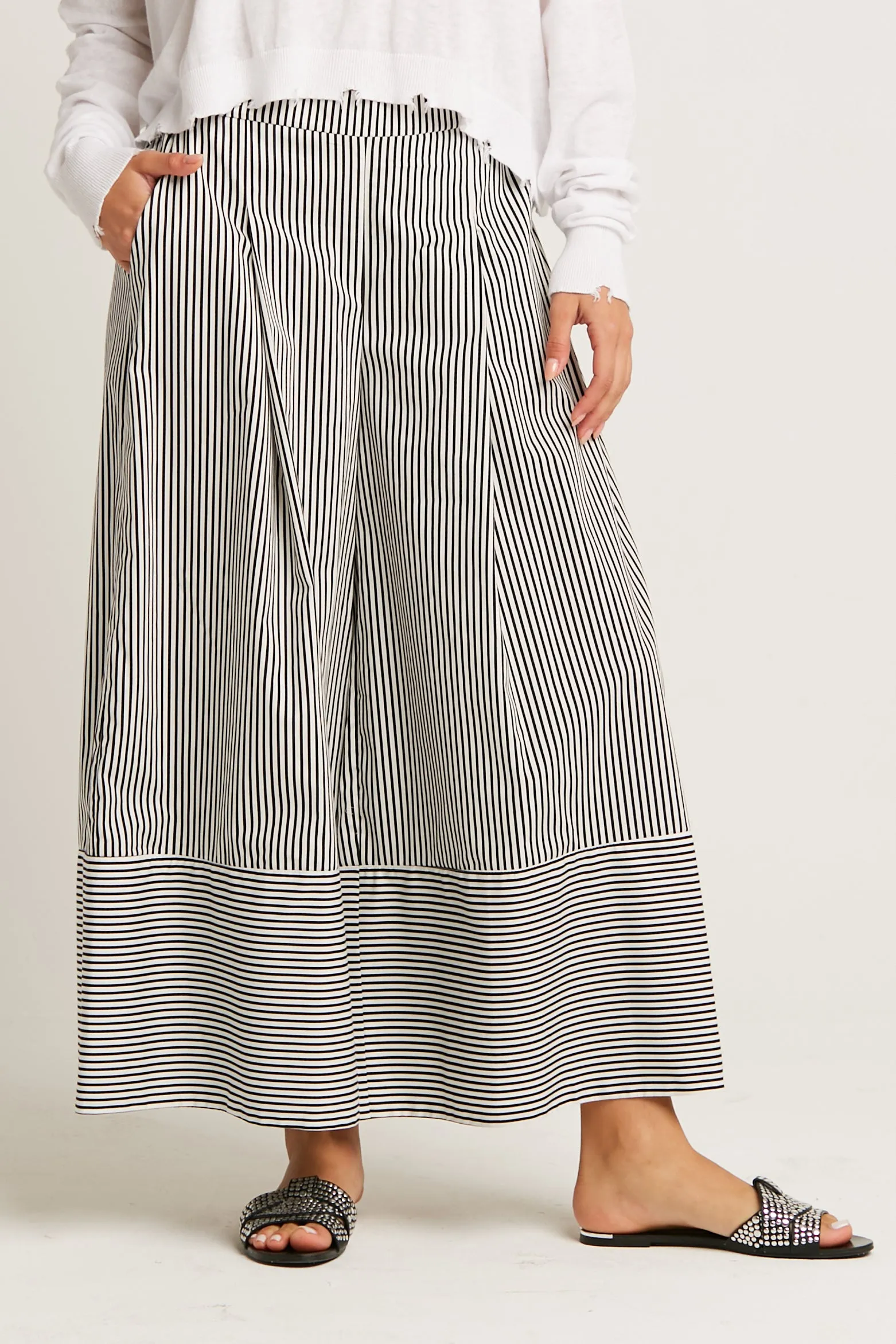 Cotton Gaucho Pants