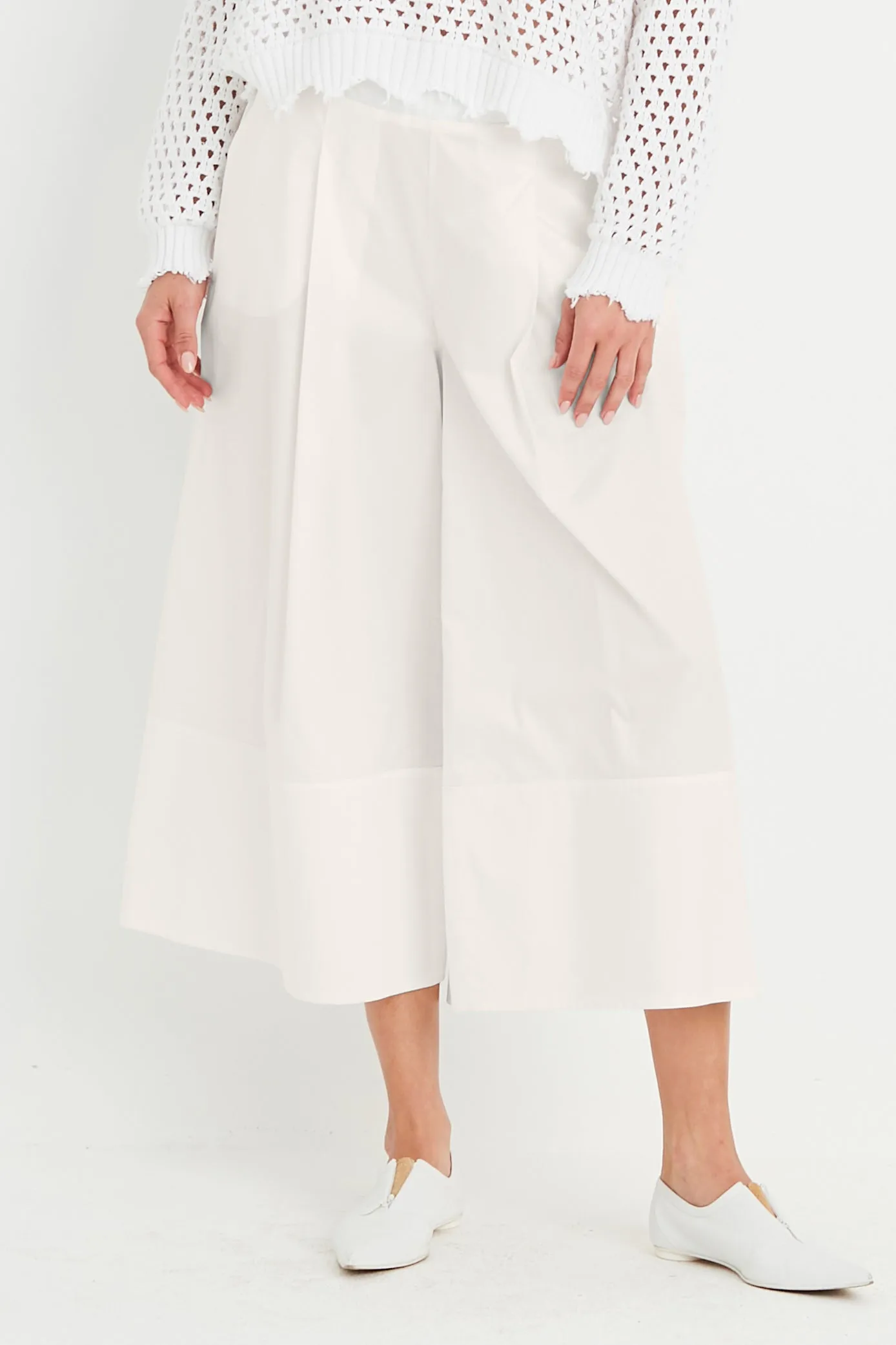 Cotton Gaucho Pants