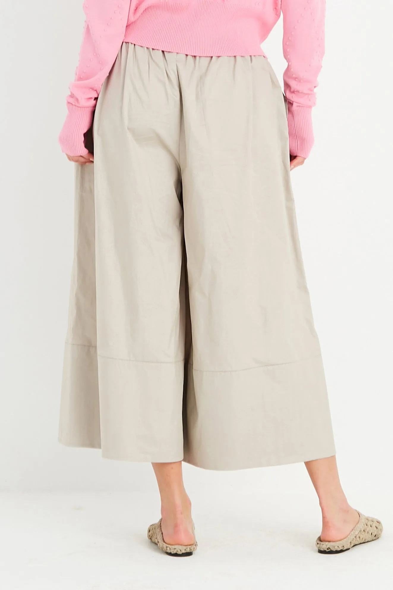 Cotton Gaucho Pants