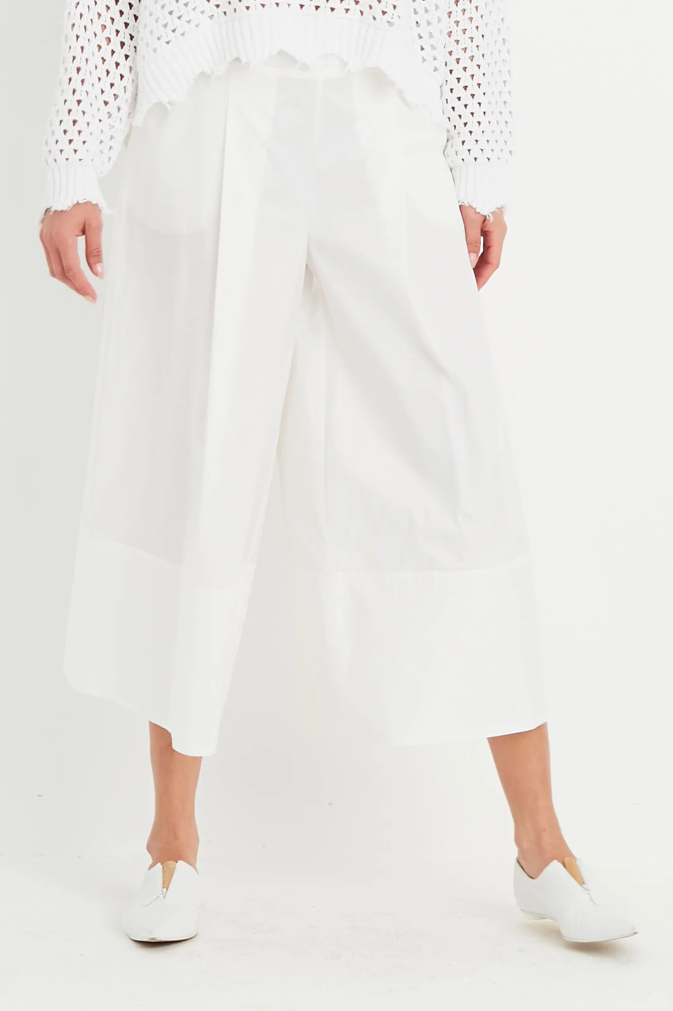Cotton Gaucho Pants