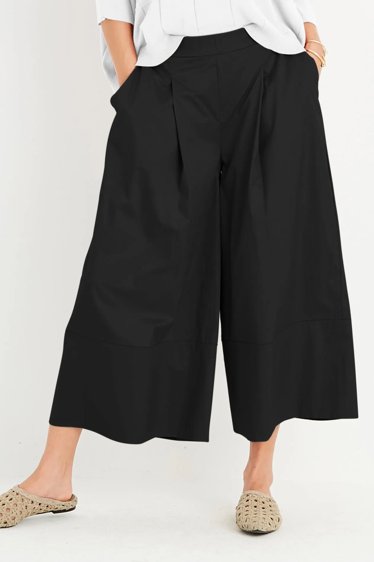 Cotton Gaucho Pants