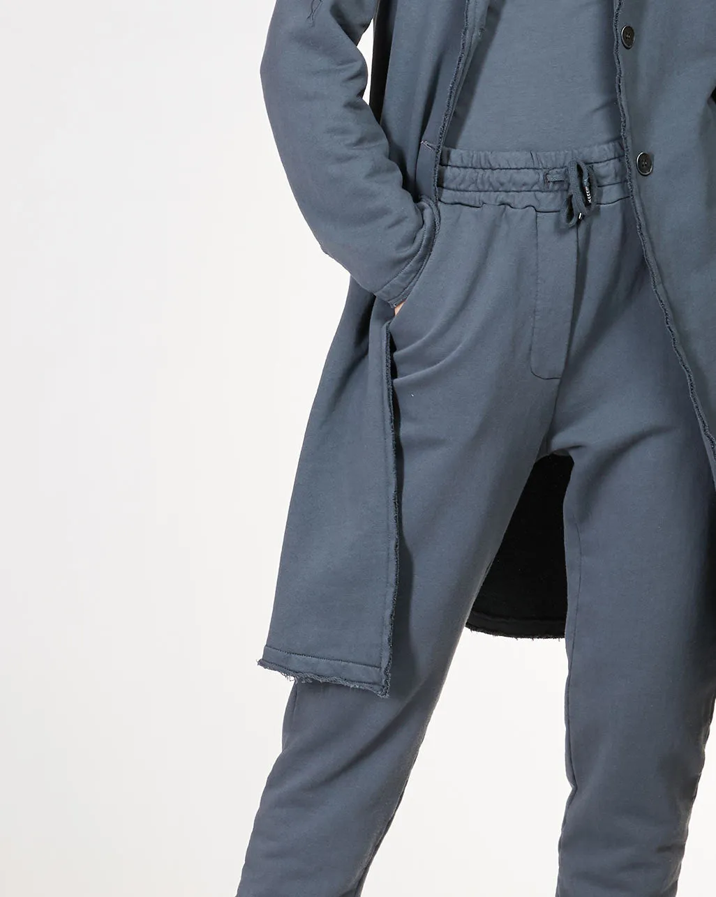 Cotton Raw Pocket Sweatpant