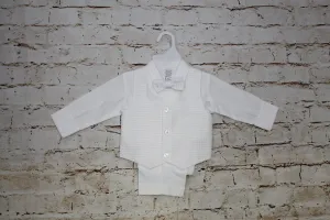 Cotton Weaved Vest with Cotton Pants