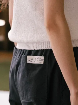 Cotton wide pants TISU01PT02_Navy