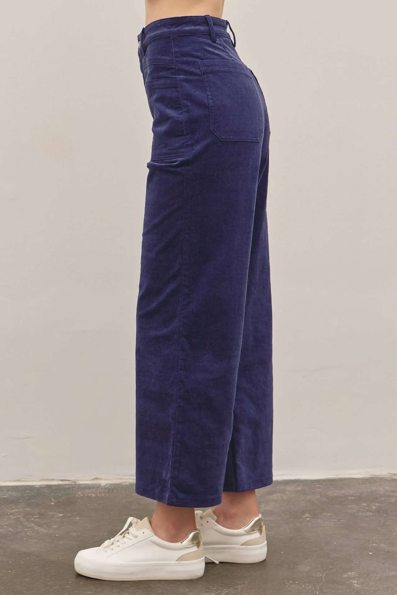 Cozy Chic Wide Leg Corduroy Pants