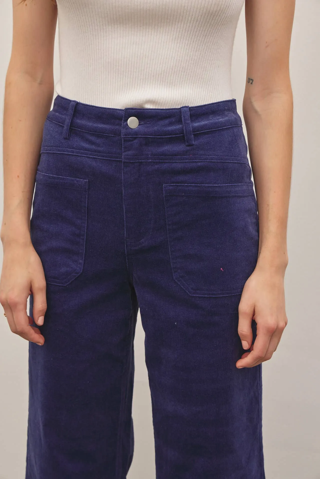 Cozy Chic Wide Leg Corduroy Pants