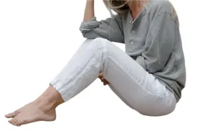 CP - Hampton Linen Pant | White