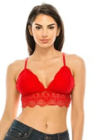 Crop Lace Bralette (Multiple Colors Avail)