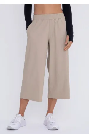 Cropped Wide Leg Pants