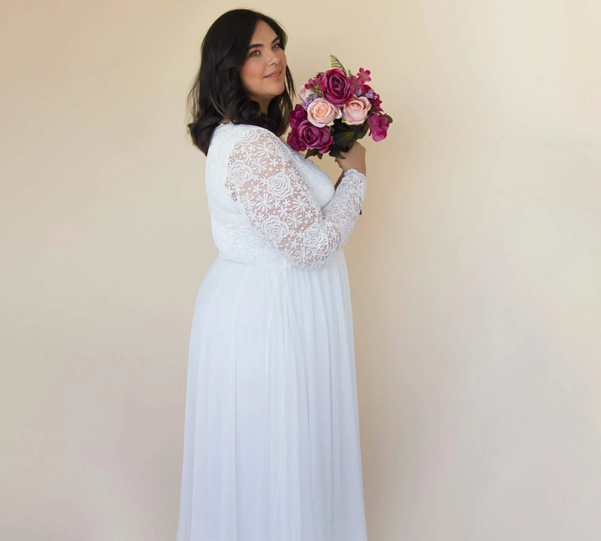 Curvy Dress Chiffon Skirt #1317