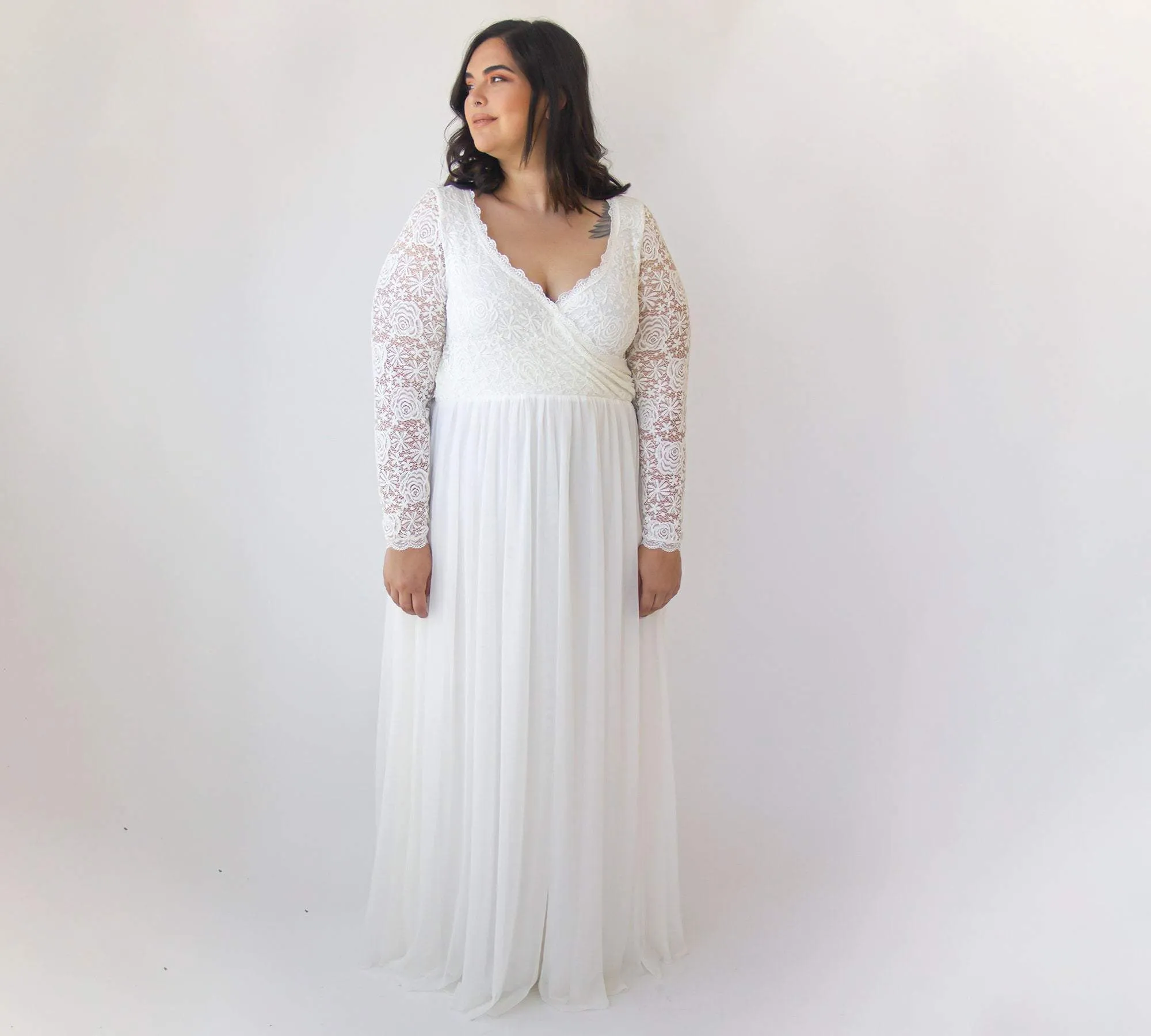 Curvy Dress Chiffon Skirt #1317