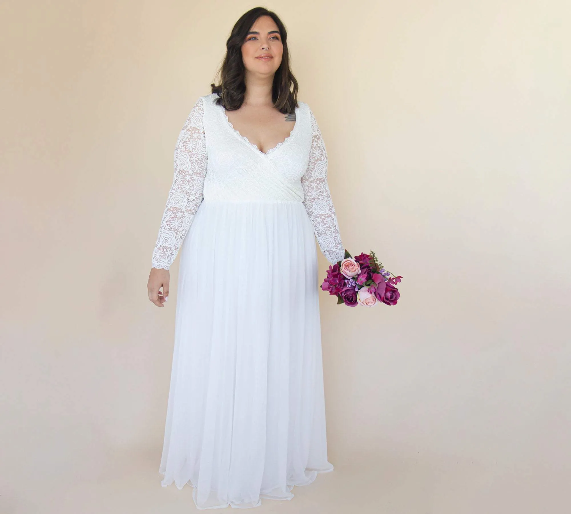 Curvy Dress Chiffon Skirt #1317