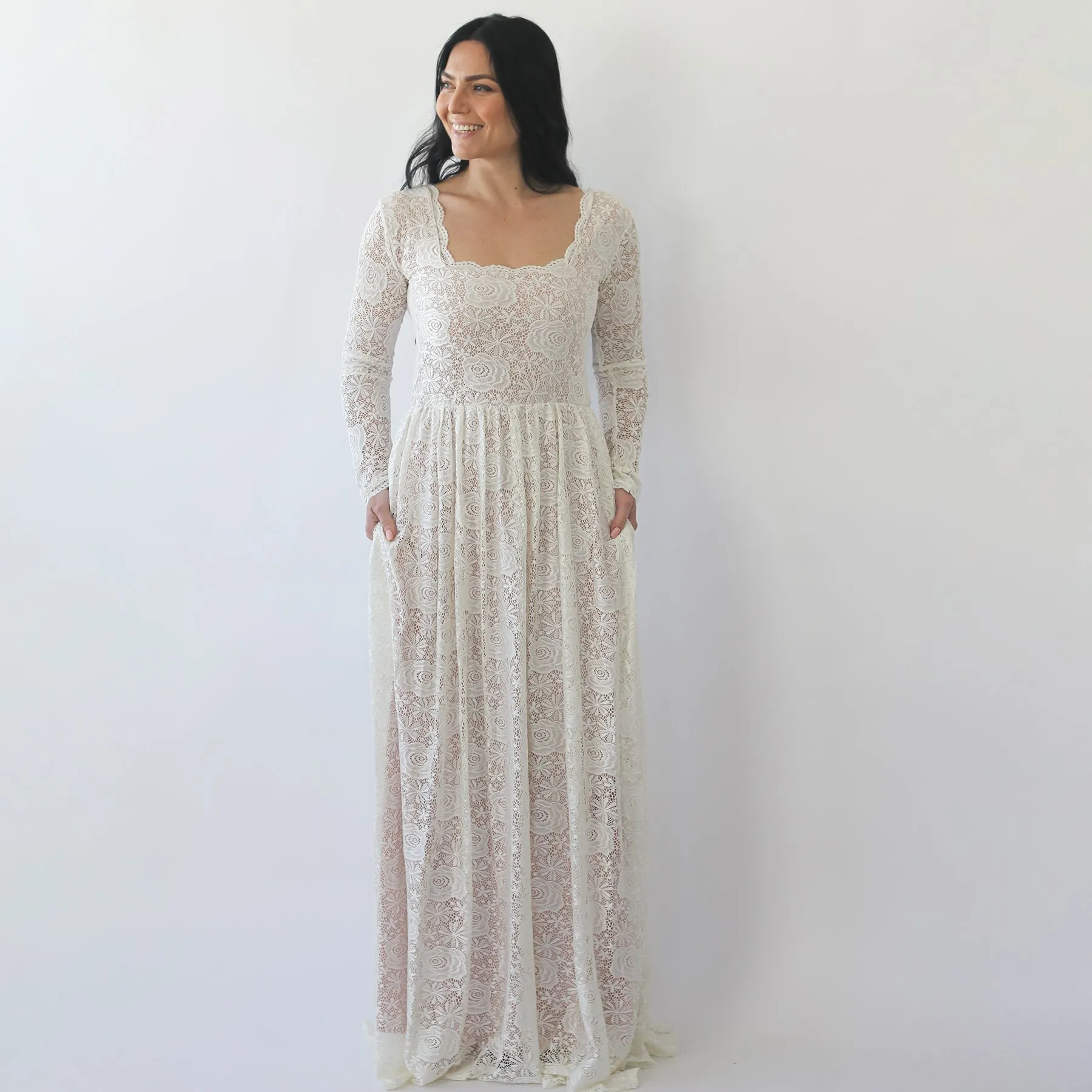 Curvy Dress with Pockets #1265