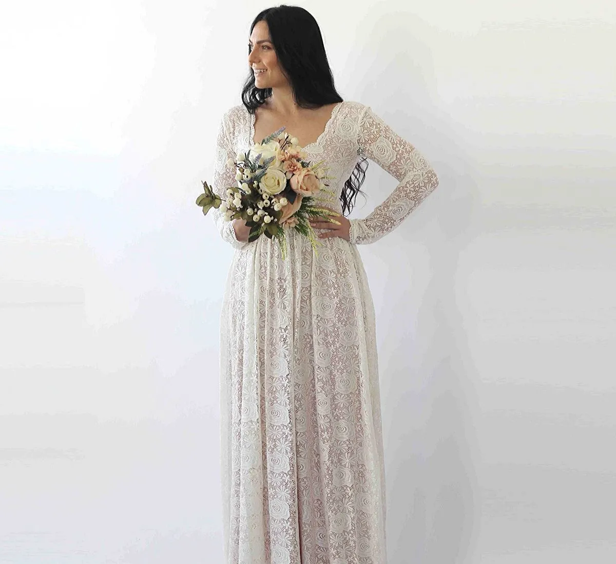 Curvy Dress with Pockets #1265