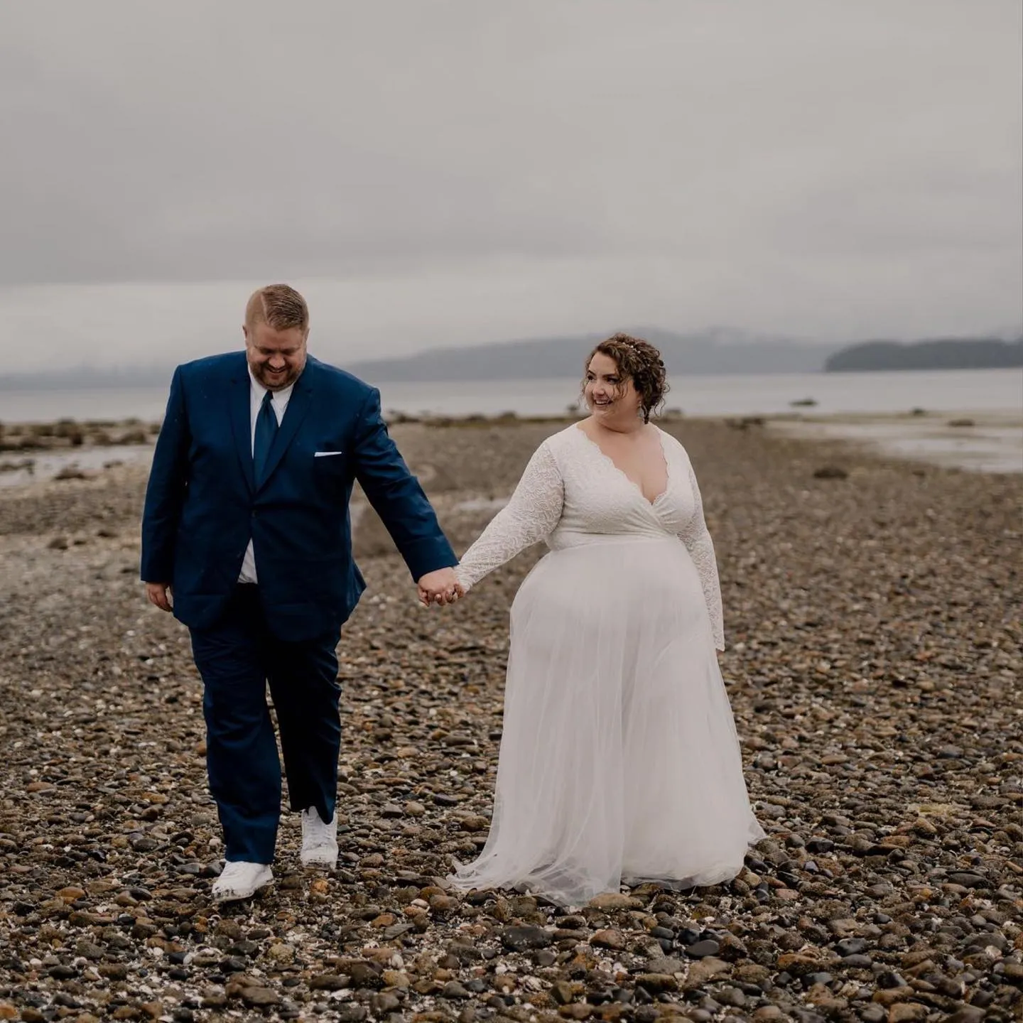 Curvy Ivory Tulle Dress #1125