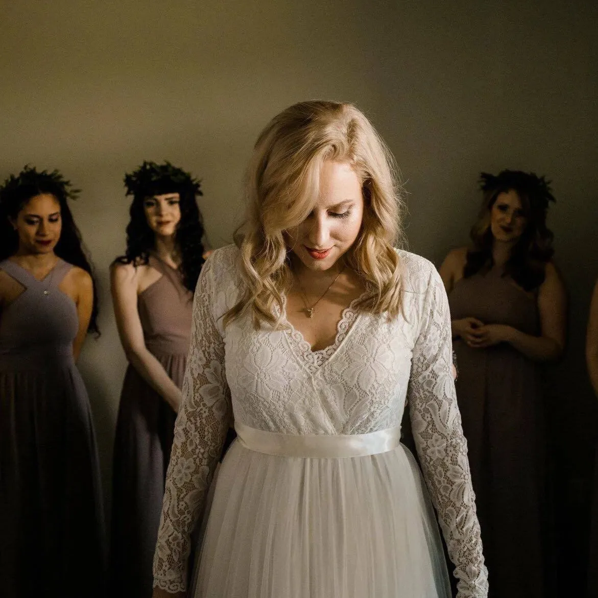 Curvy Ivory Tulle Dress #1125
