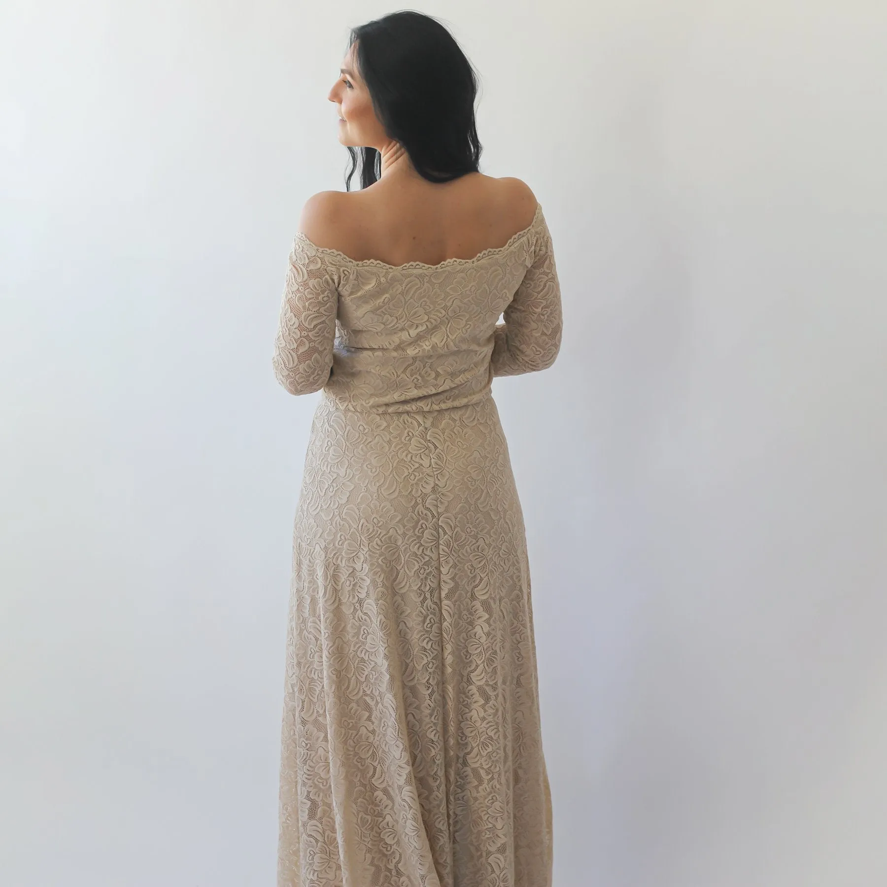 Curvy Off Shoulder Dress #1119