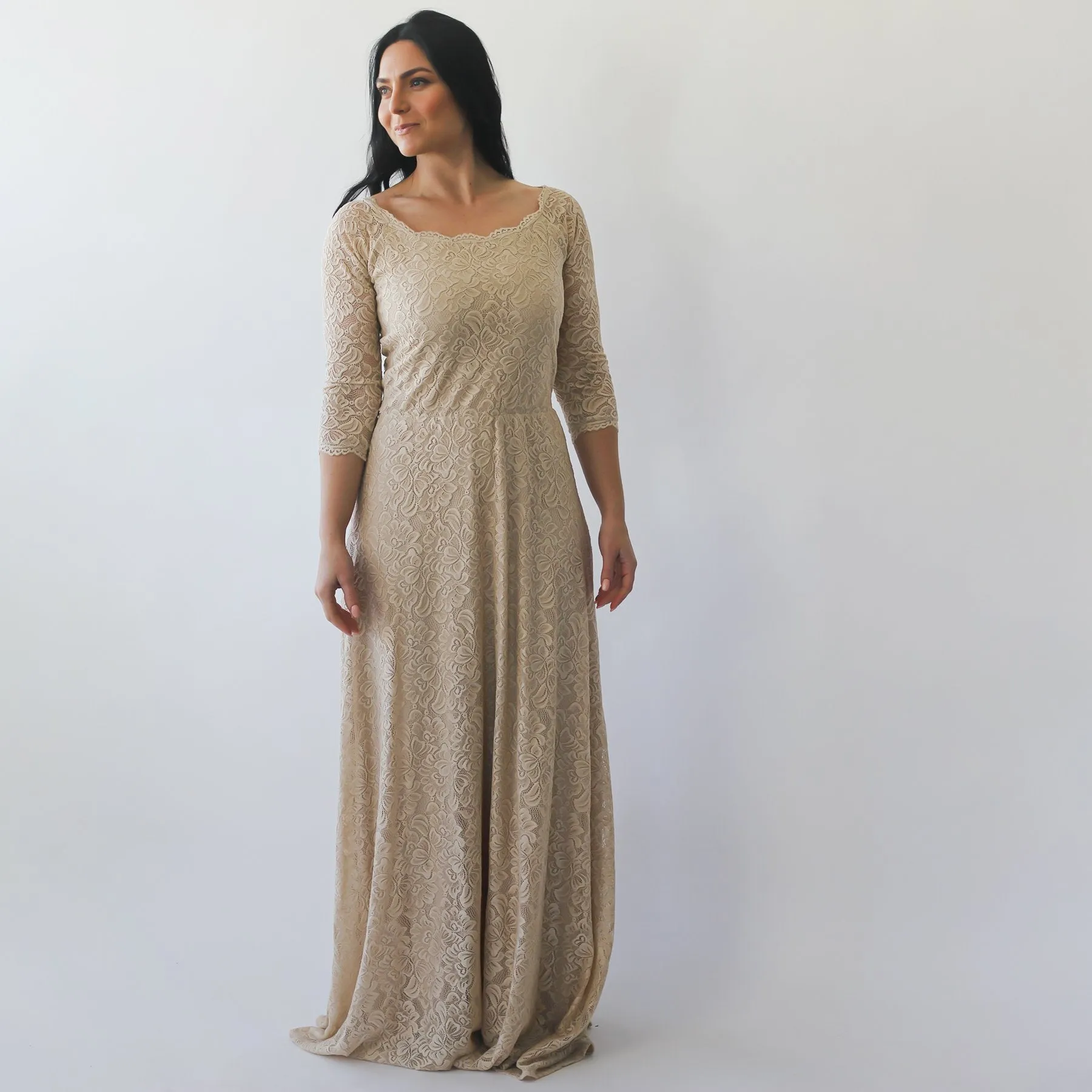 Curvy Off Shoulder Dress #1119