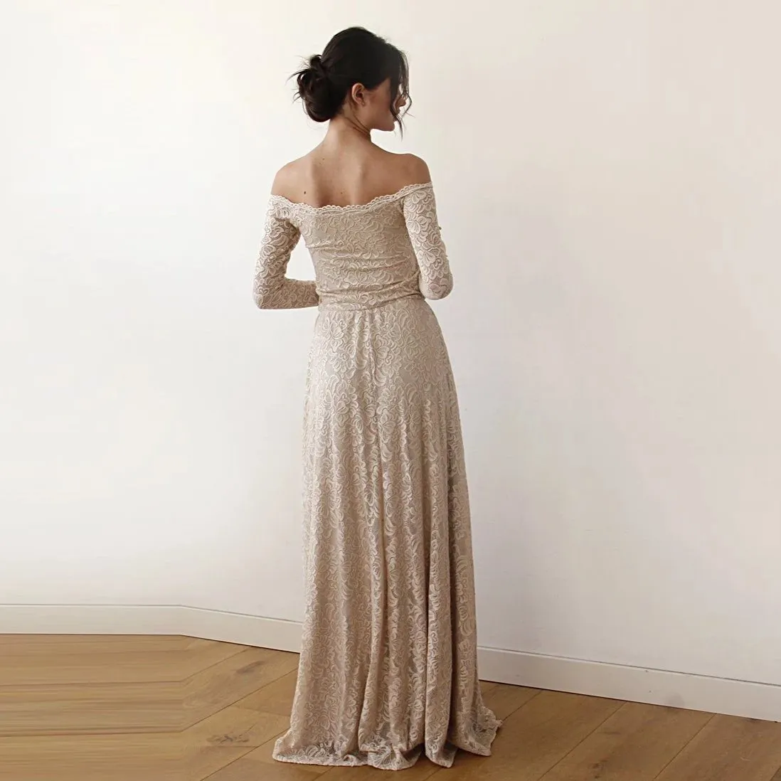 Curvy Off Shoulder Dress #1119